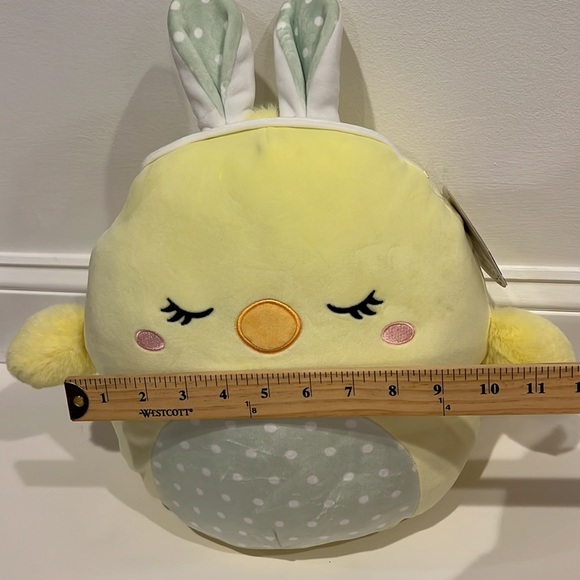 Squishmallows Easter bunny Yellow and Green Stuffed Animal Plush NWT - Picture 5 of 5